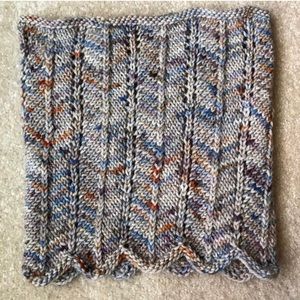 Winter Frost knitted Cowl